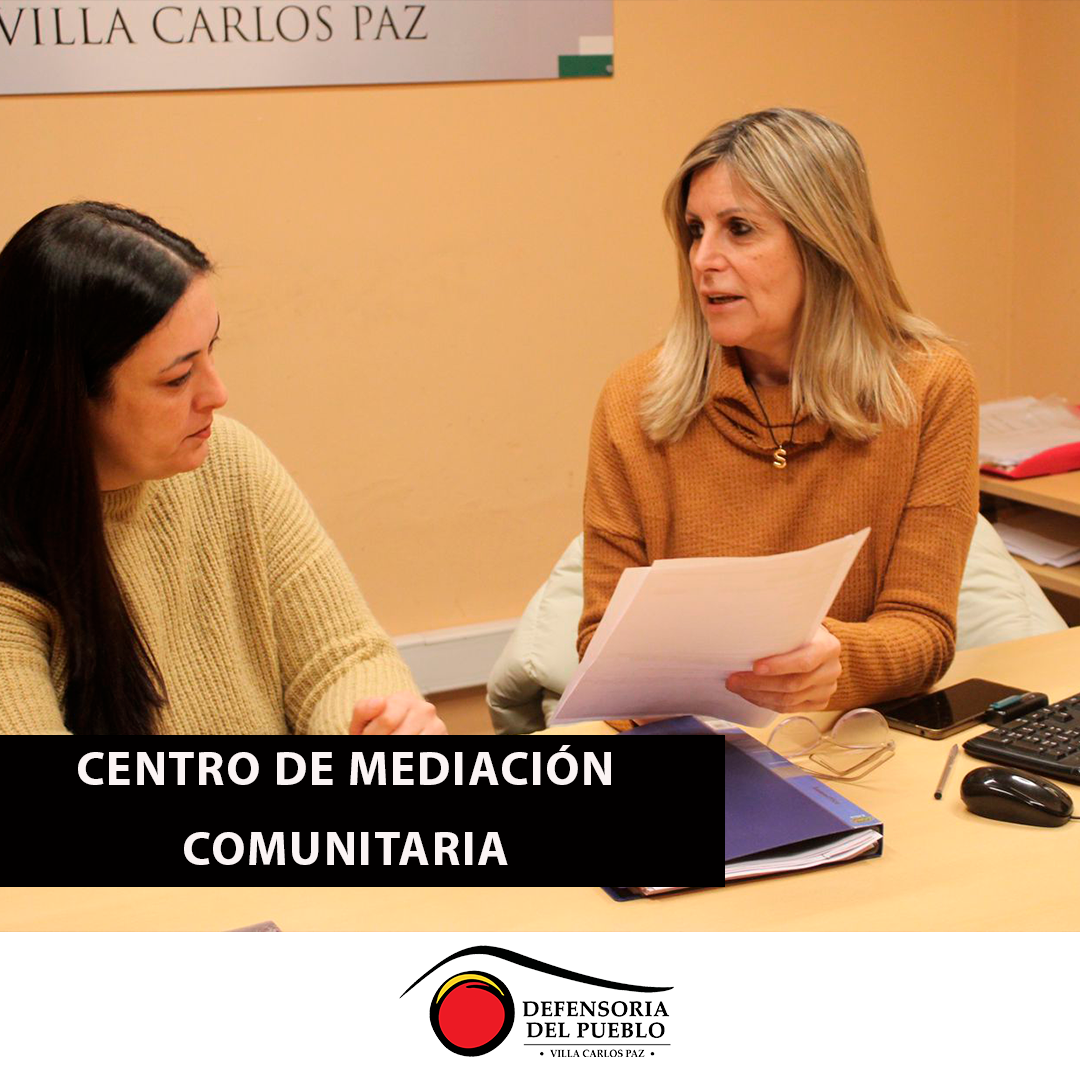 Centro de Mediación Comunitaria:  más de 105 mediaciones con resoluciones altamente favorables