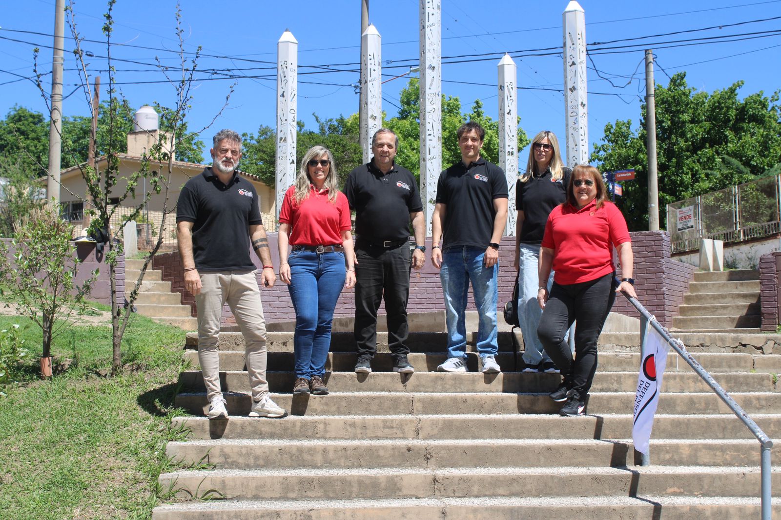 El equipo de la Defensoria del Pueblo visitó barrio Las Malvinas